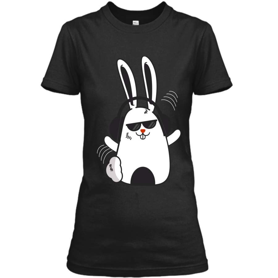 Cute Hip Hop Rabbit Bunny Easter T-Shirt Boys Teen Kids Men Ladies Custom