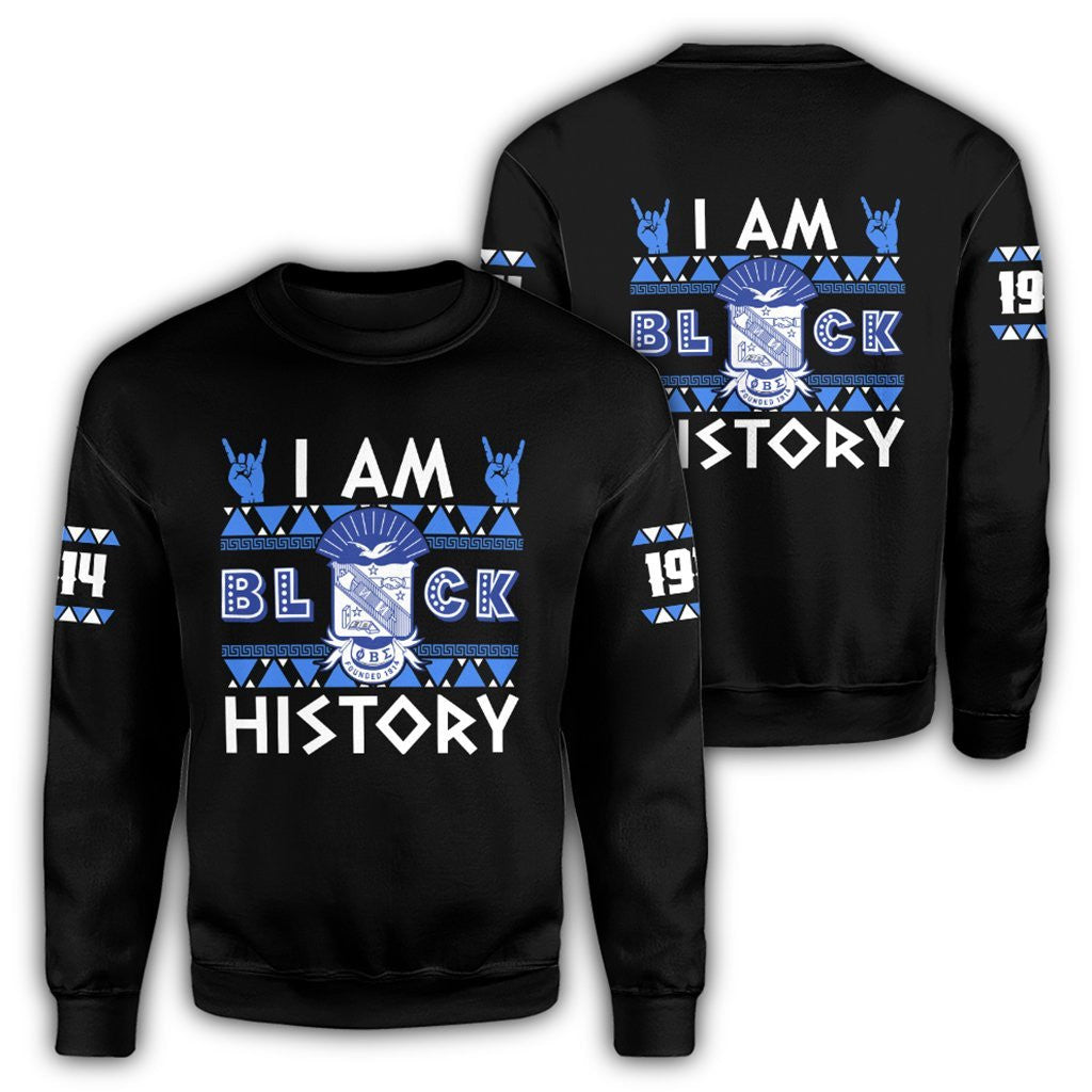 Fraternity Sweatshirt – I Am Black History Phi Beta Sigma Sweatshirt