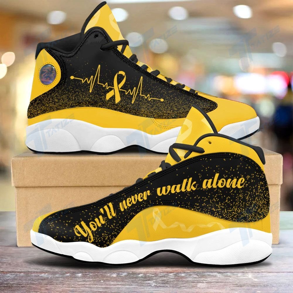 Child cancer you’ll never walk alone 13 Sneakers XIII Shoes