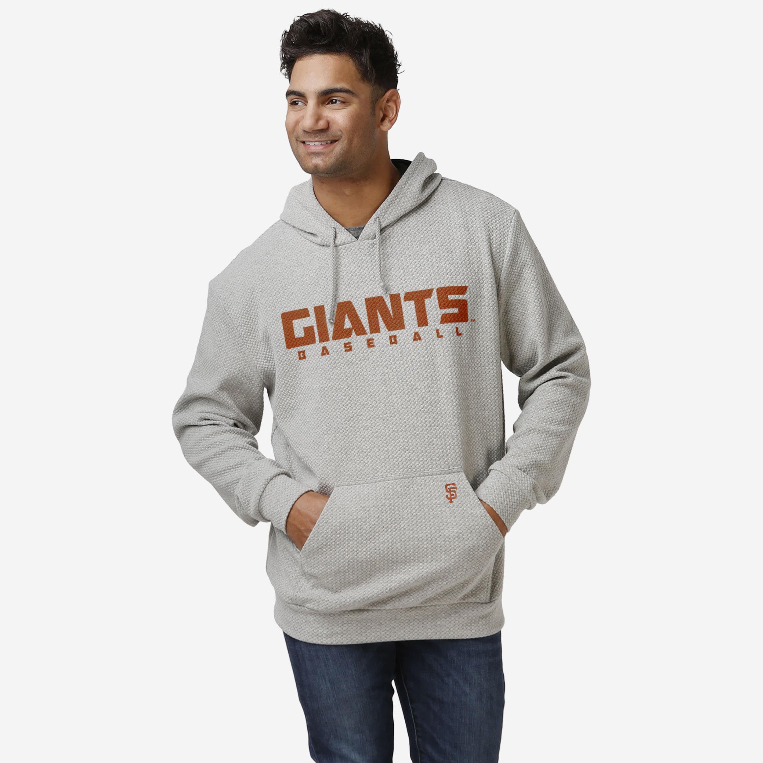 San Francisco Giants Gray Woven Hoodie