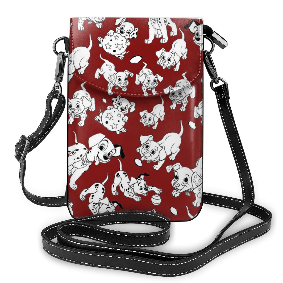 NOISYDESIGNS Dalmatian Dog Pattern Purse Bag Cartoon Puppy Messenger Wallet Small Shoulder Bag Women PU Leather Crossbody Bags alx