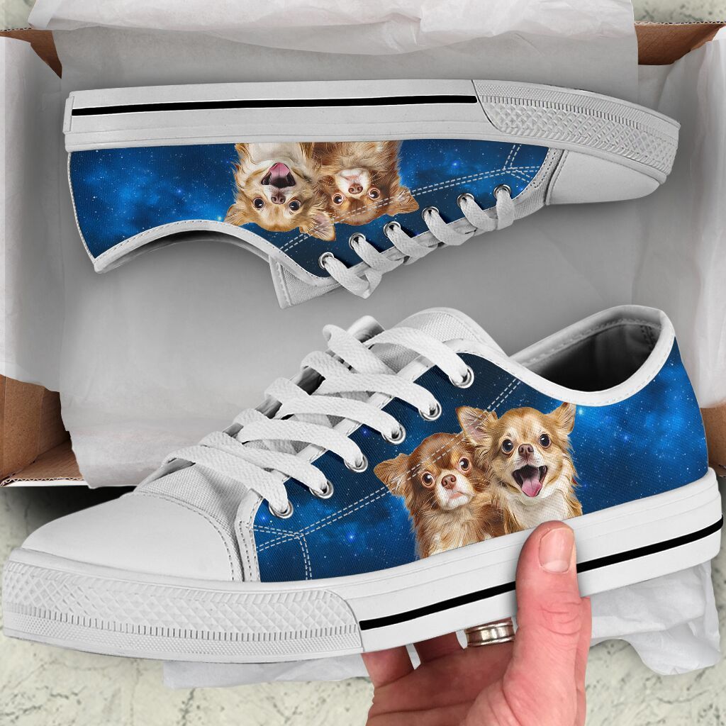 Chihuahua Galaxy Low Top Shoes For Women, Shoes For Men Custom Shoes