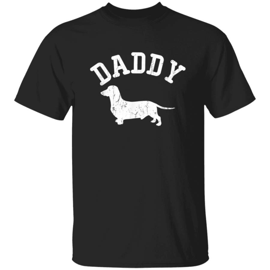 Daddy Miniature Dachshund vintage gift ideas for Dad TShirt