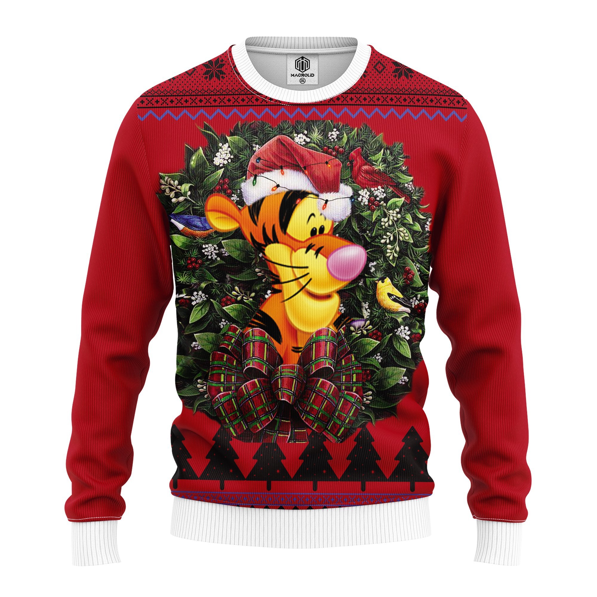 Tiger Pooh Noel Mc Ugly Christmas Sweater Ugly Christmas Sweater – thanksgiving gift