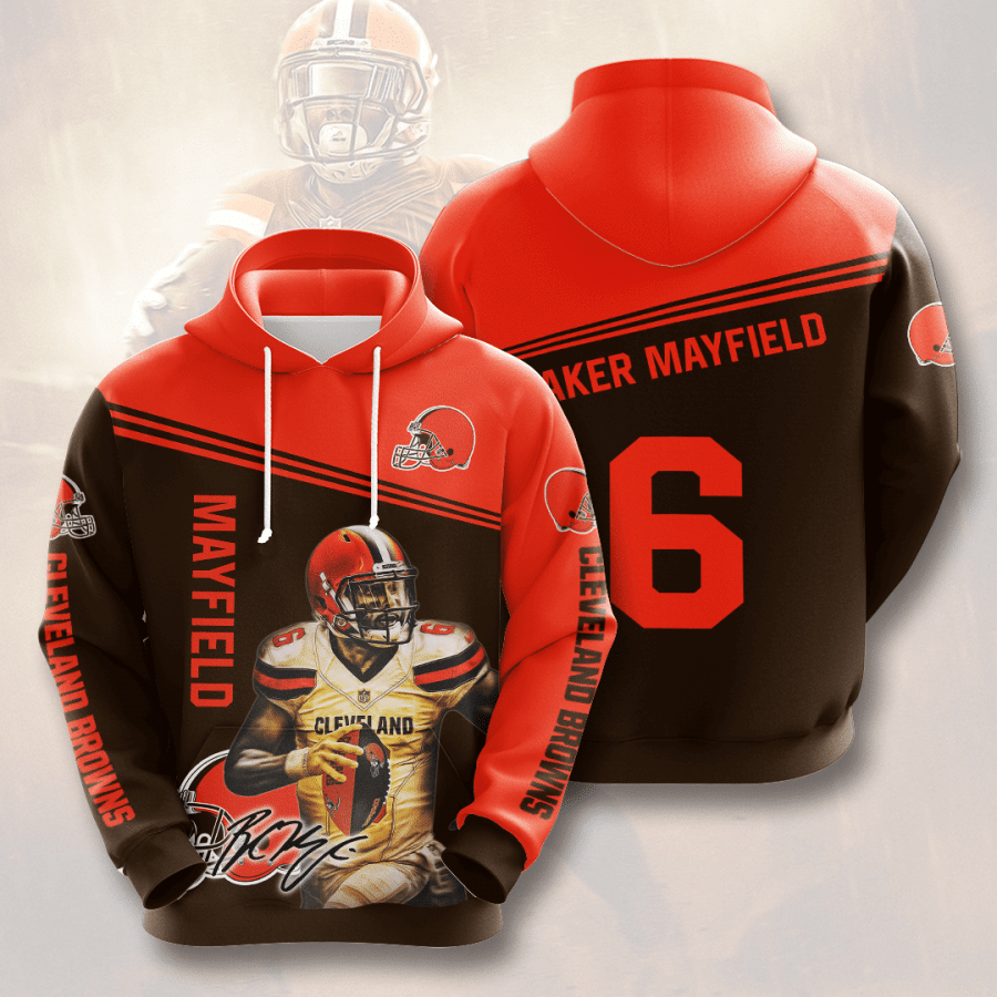 Baker Mayfield Cleveland Browns Cleveland Browns 36 Unisex 3D Hoodie Gift For Fans