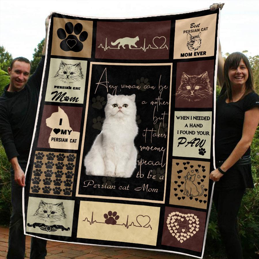 Persian Cat Vintage  Blanket Cat Print Blanket Cats Gifts