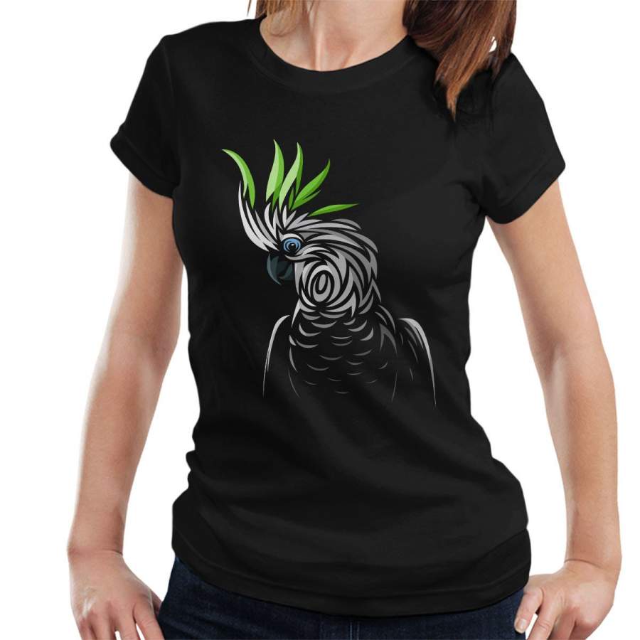 Parrot Cutout Print Women’s T-Shirt