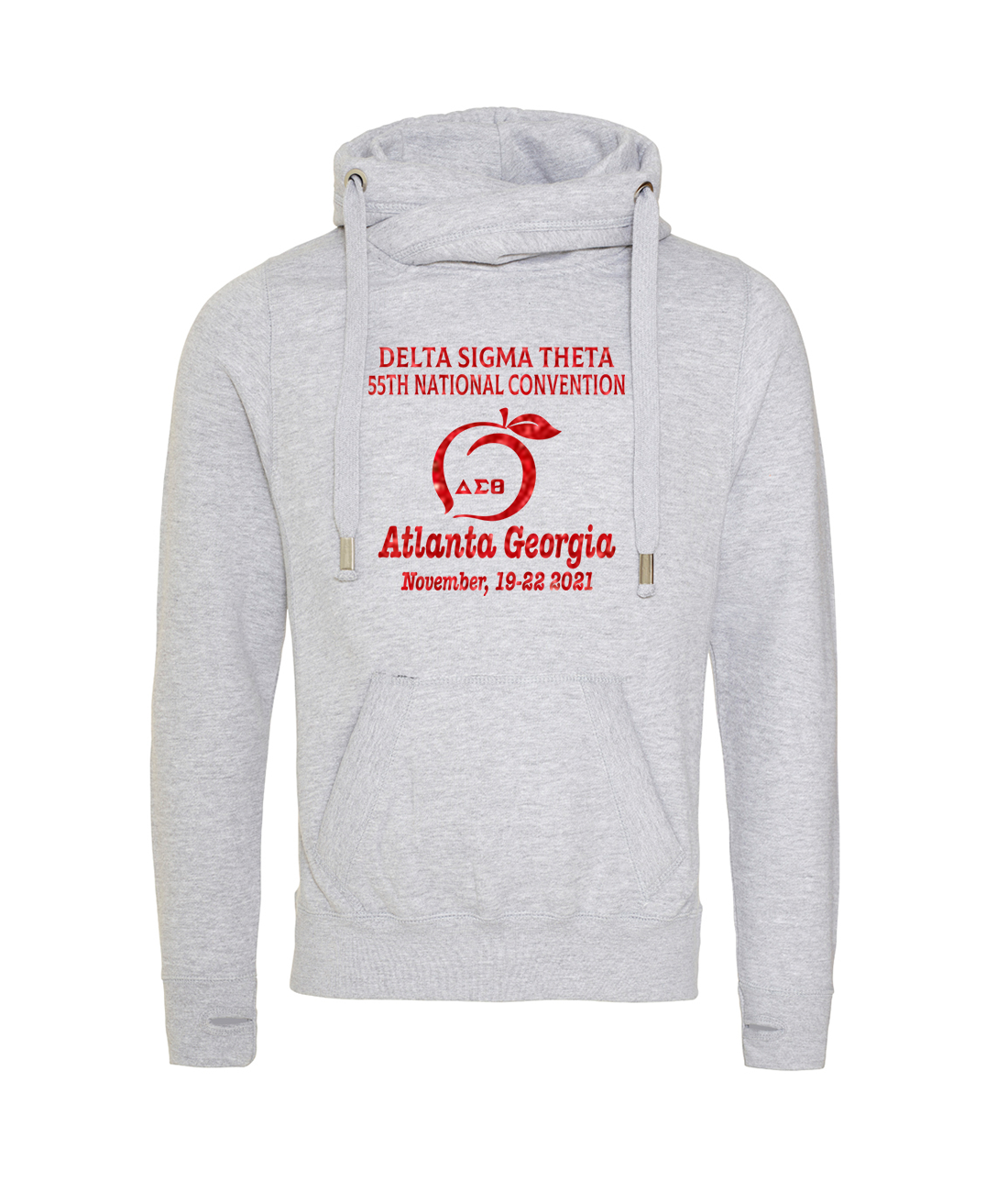 Glitter Delta Sigma Theta 55Th National Convention Cross-Neck Hoodie