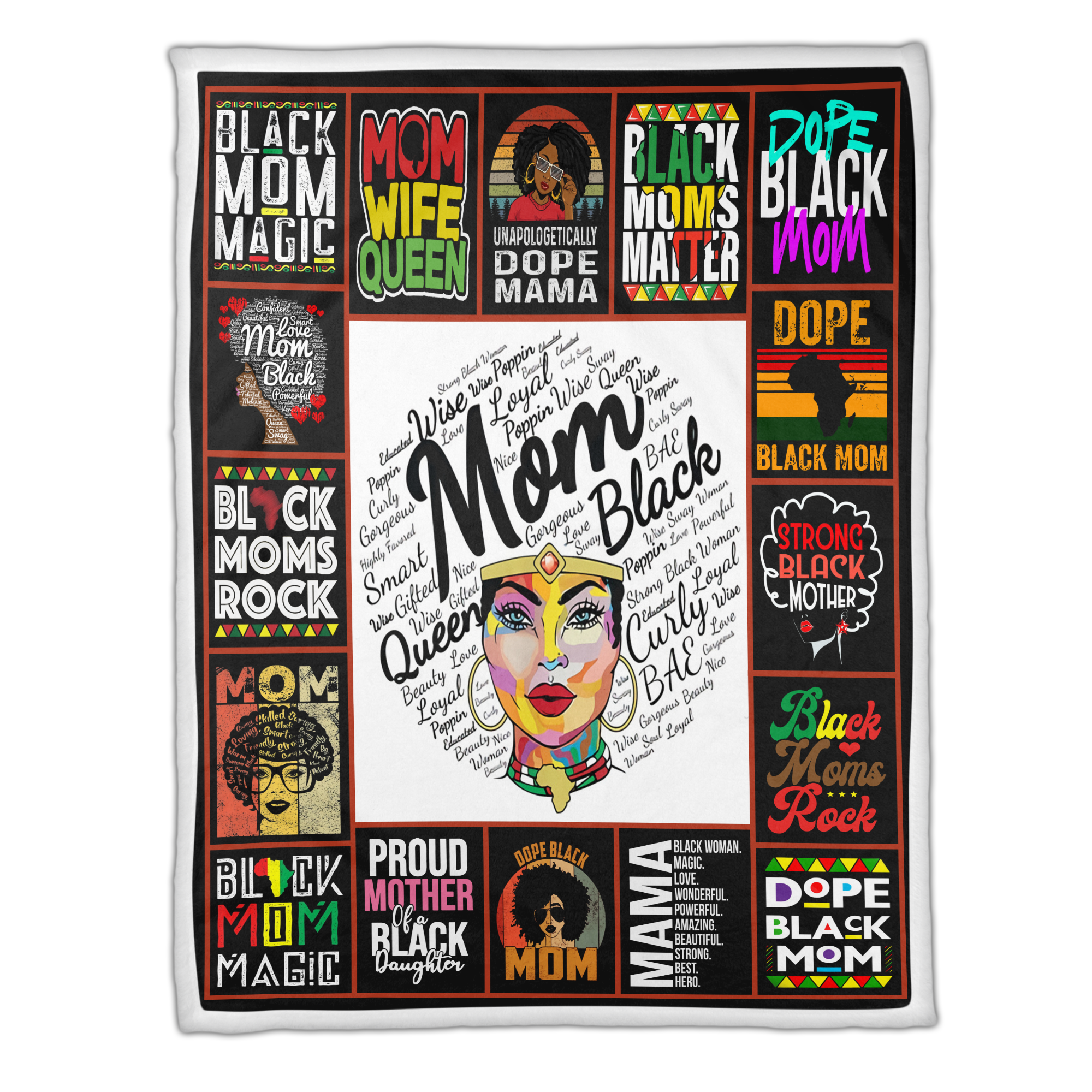 Black Mom Blanket