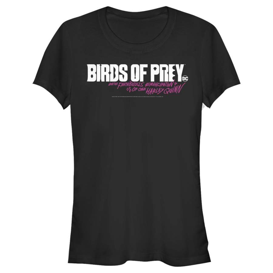 Birds of Prey Junior’s Fantabulous Logo  T Shirt