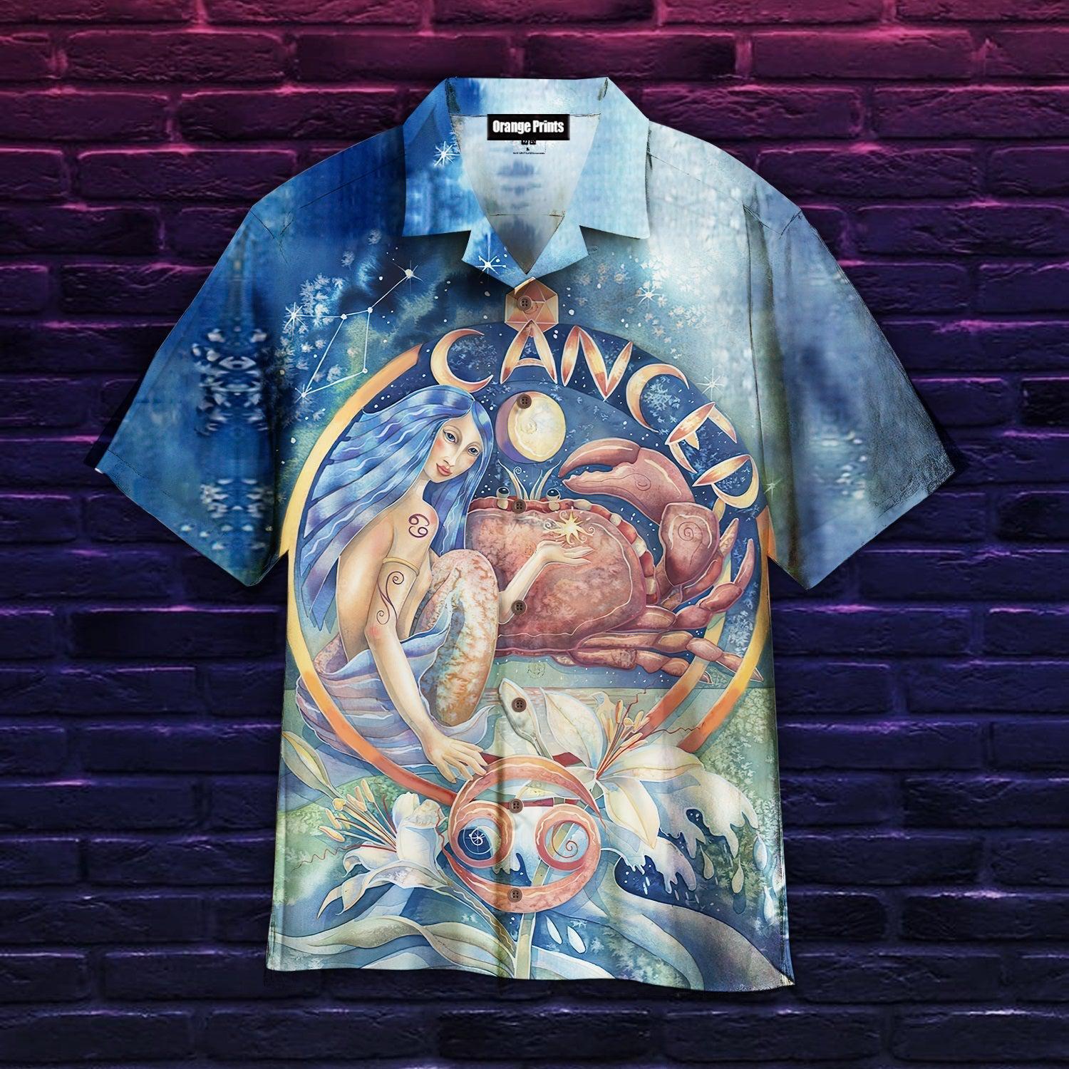 Cancer Zodiac Hawaiian Shirt
