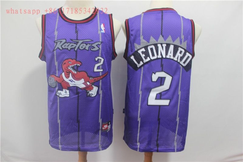 Toronto Raptors Kawhi Leonard #2 2020 NBA New Arrival Purple Jersey