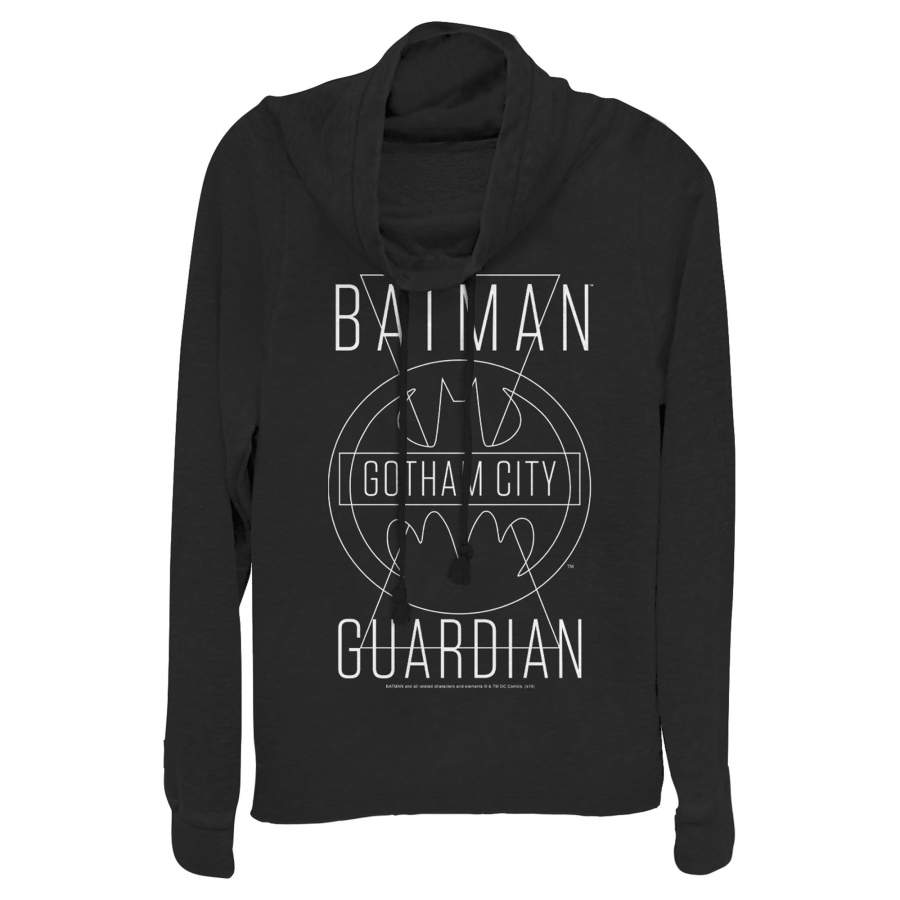 Batman Junior’s Gotham City Guardian  Cowl Neck Sweatshirt