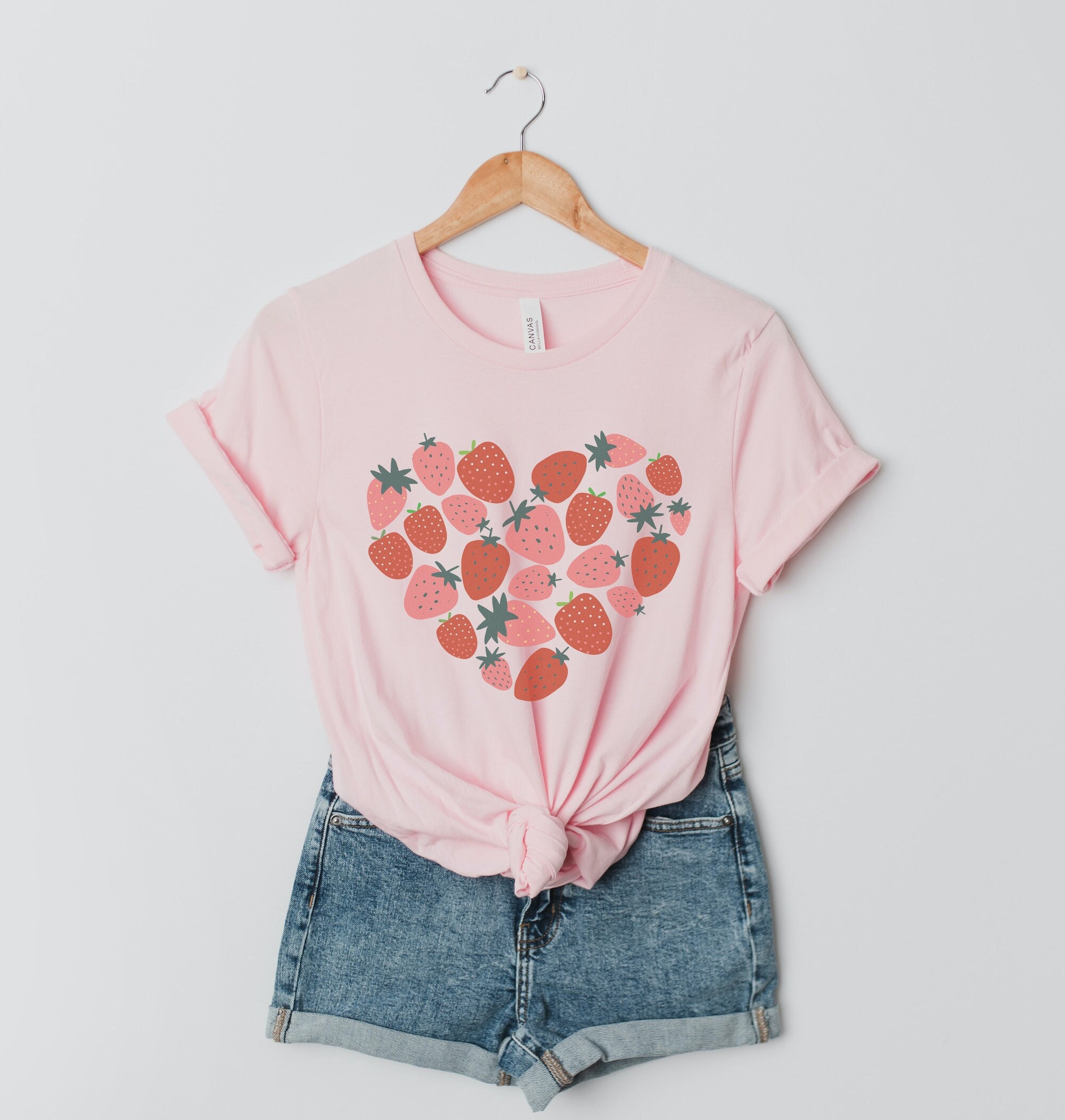 Strawberry Heart Graphic Tee