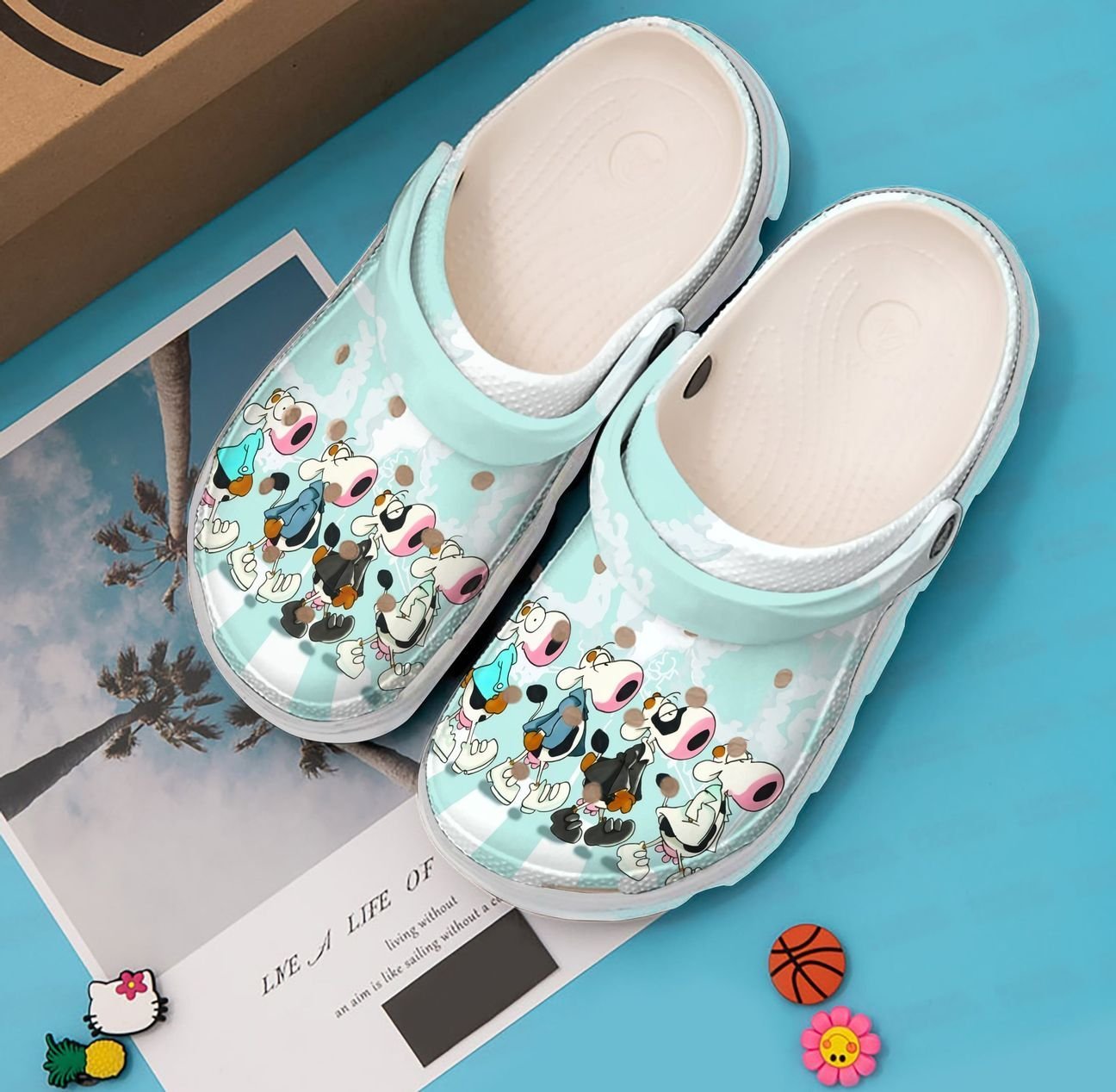 Cow Personalized Clog, Custom Name, Text, Color, Number Fashion Style For Women, Men, Kid, Print 3D Lovely Cow Pattern