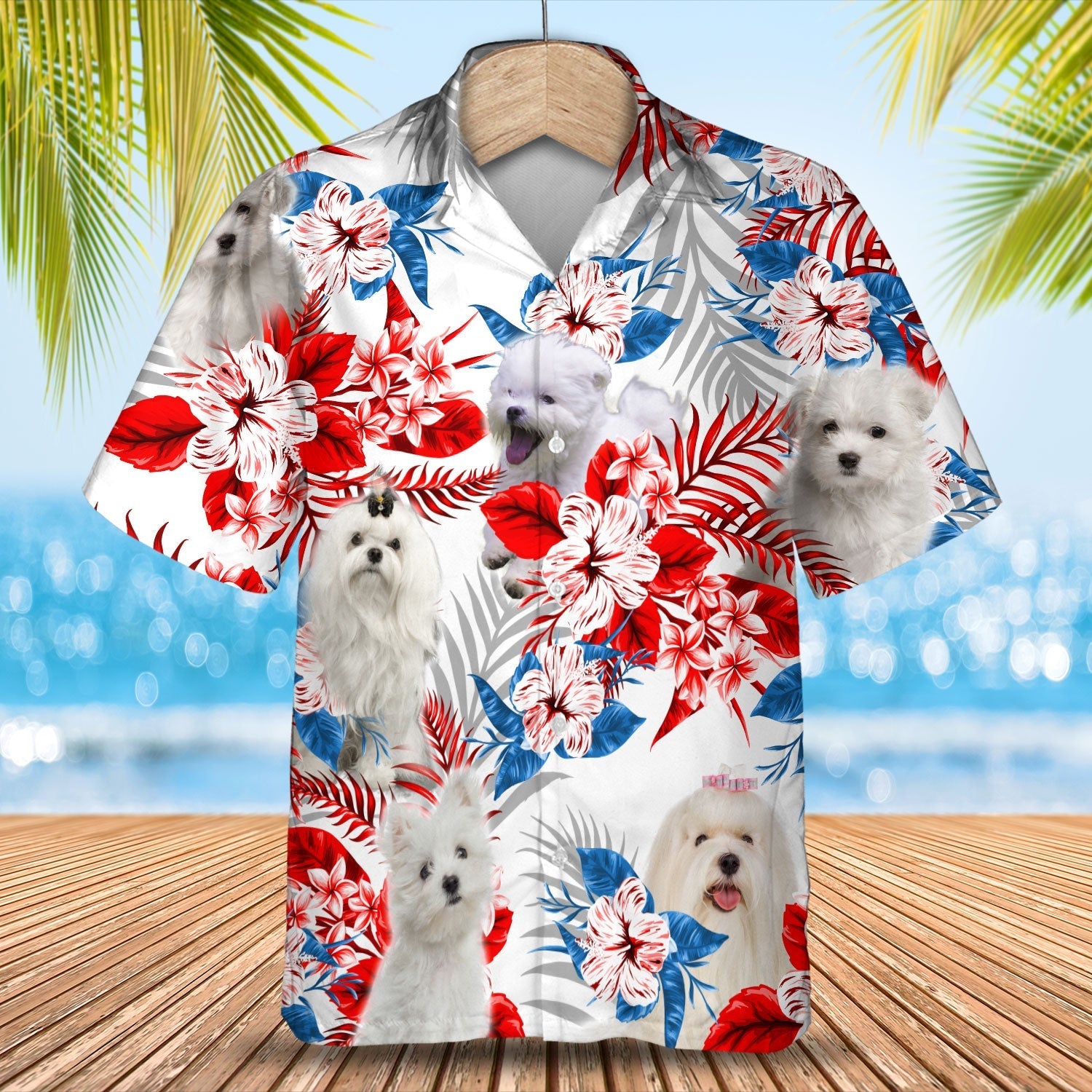 Maltese Hawaii Shirt Gift For Summer Aloha Hawaii Men And Women Ha32572