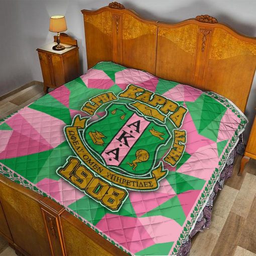 Alpha Kappa Alpha Logo Quilt All Over Printed