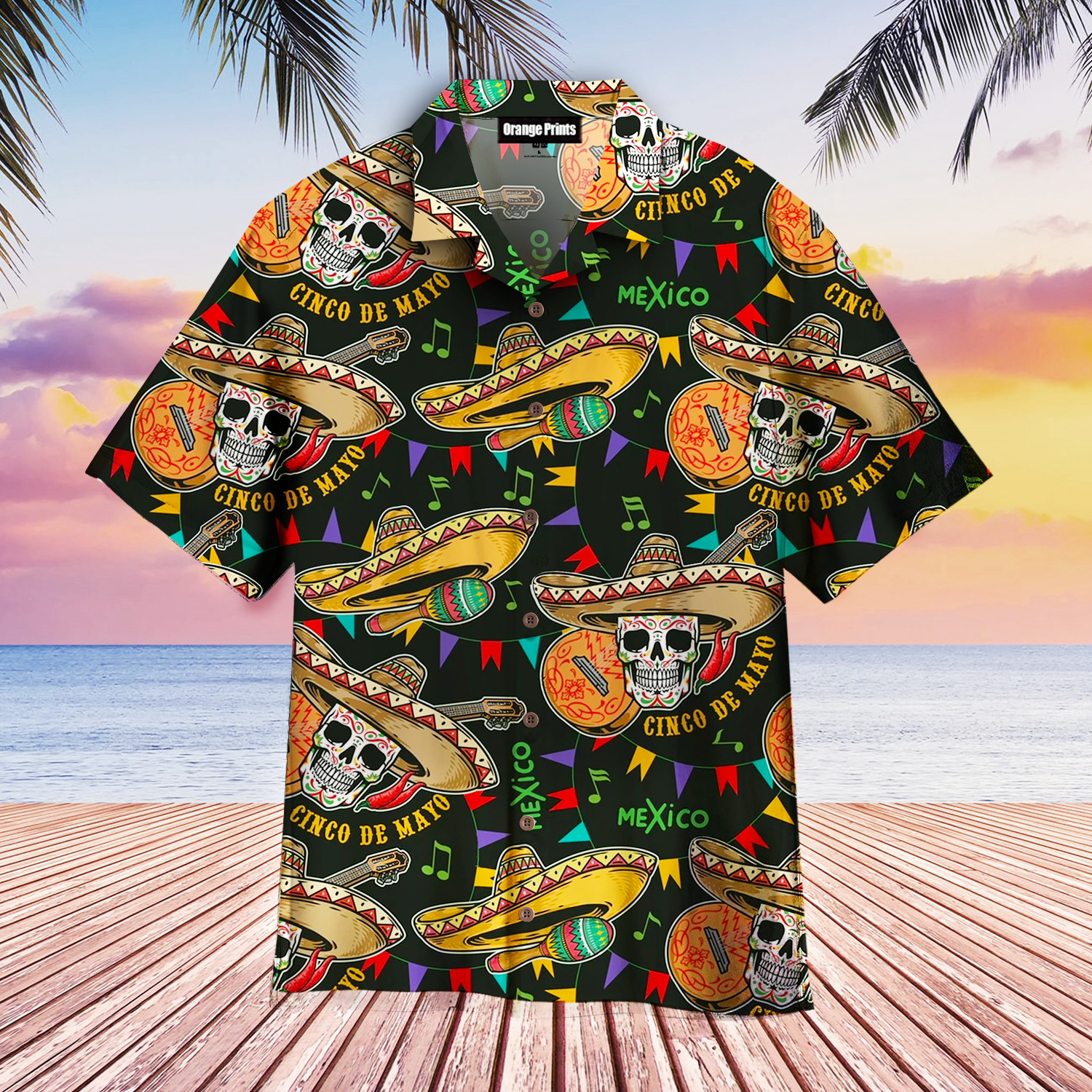 Mexican Skull Cinco De Mayo Hawaii Shirt For Men Women Ha64106