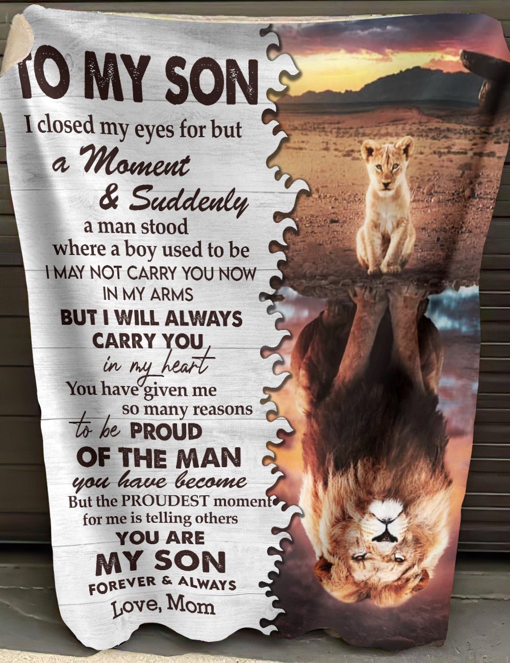 To My Son You Are My Son Forever And Always Fleece Blanket – Quilt Blanket, Gift From Mom To Son, Home Decor Bedding Couch Sofa Soft And Comfy Cozy