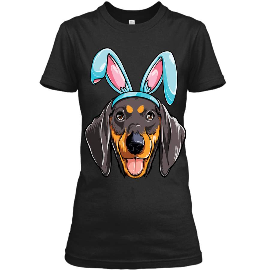 Easter Bunny Dachshund T shirt Dog Boys Girl Kids Men Women Ladies Custom