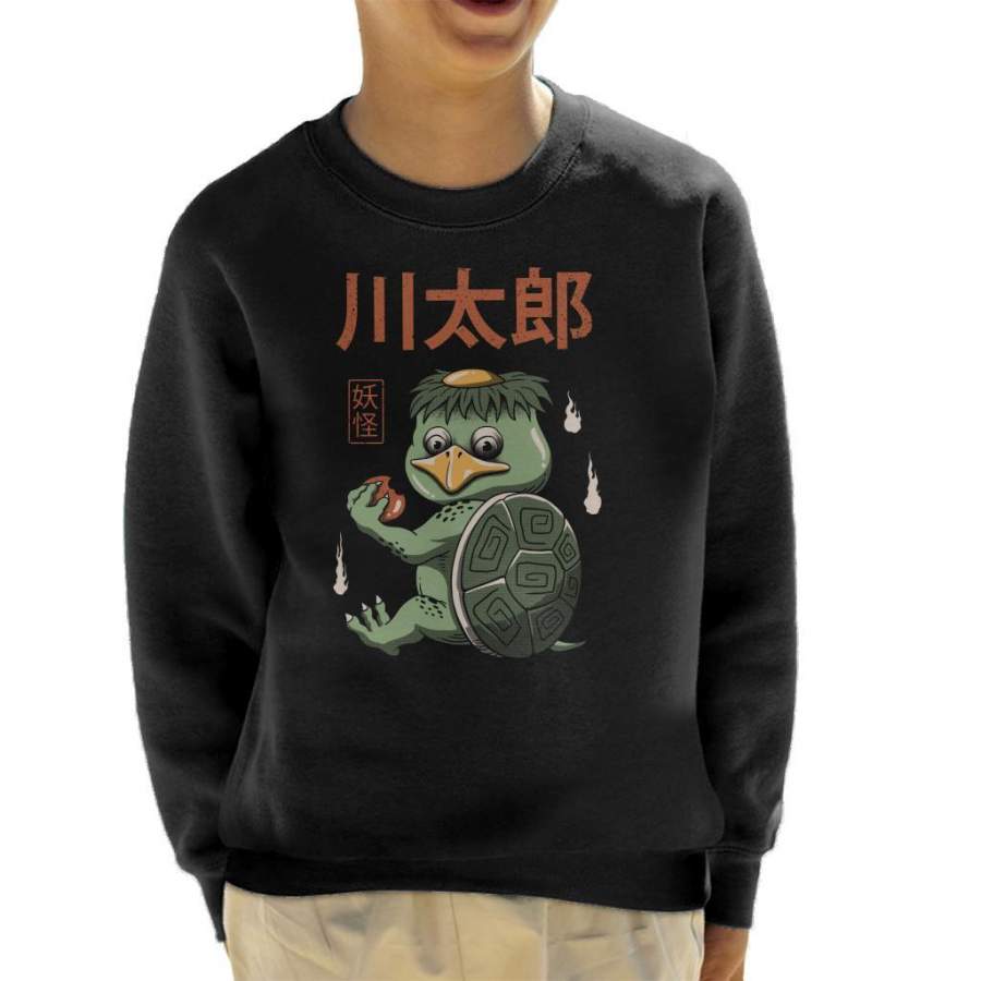 Yokai Monsters Turtle Kappa Kid’s Sweatshirt