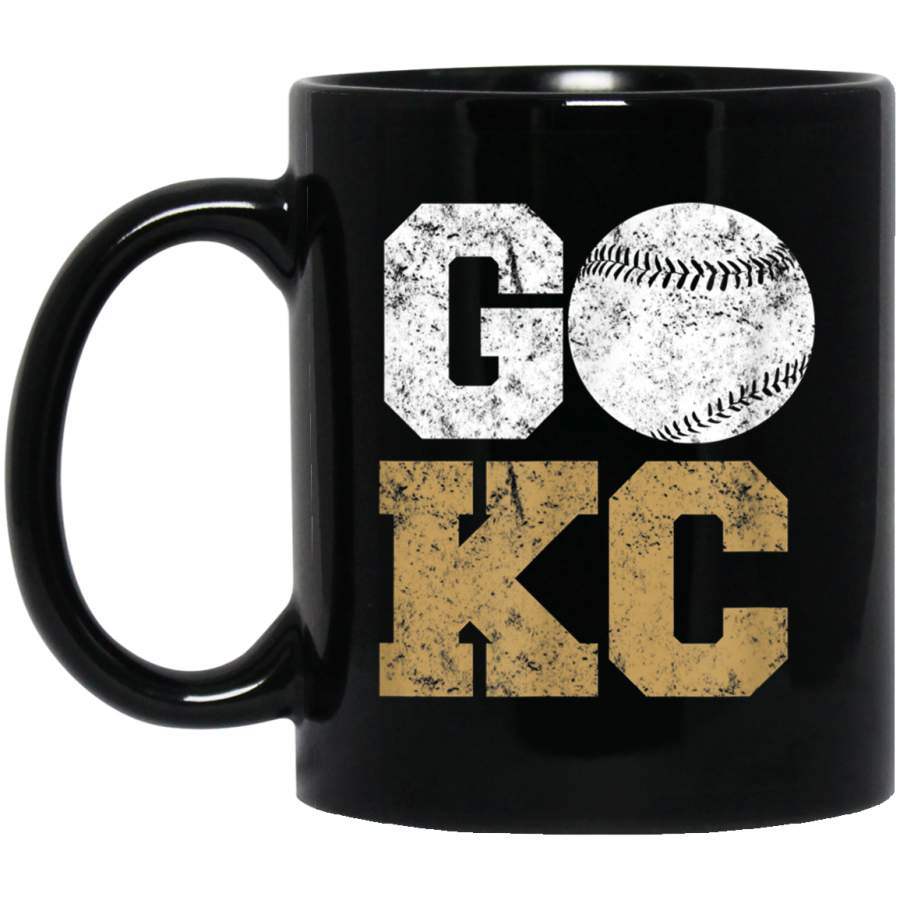 Vintage KC Kansas City Missouri Baseball City Mug