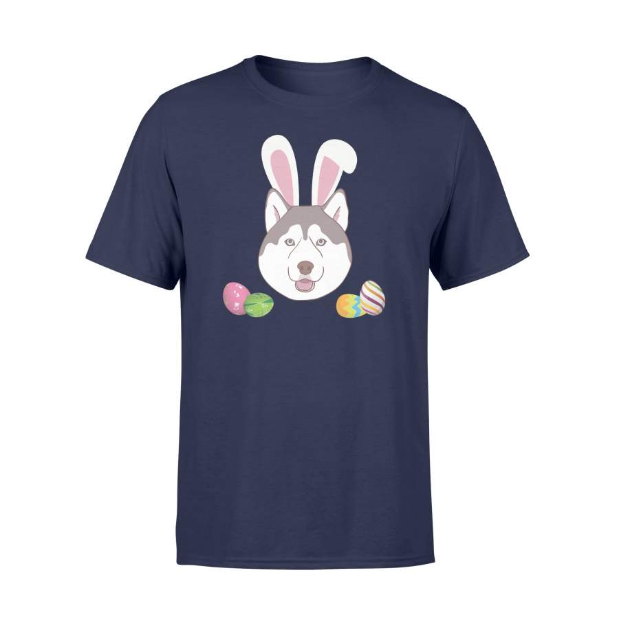 Bunny Siberian Husky Dog Easter Day Dog Lovers T Shirt