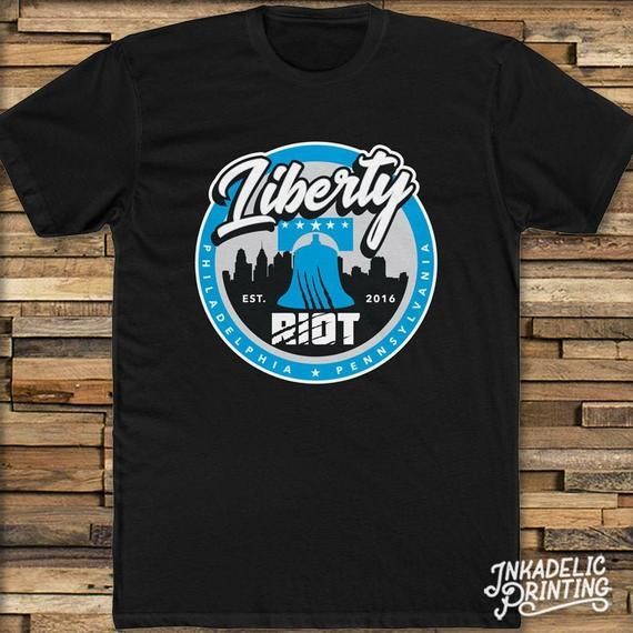 Liberty Riot Shirt For Fans Of The Carolina Panthers In Philadelphia Philly South Jersey Shirttshirt Shirt