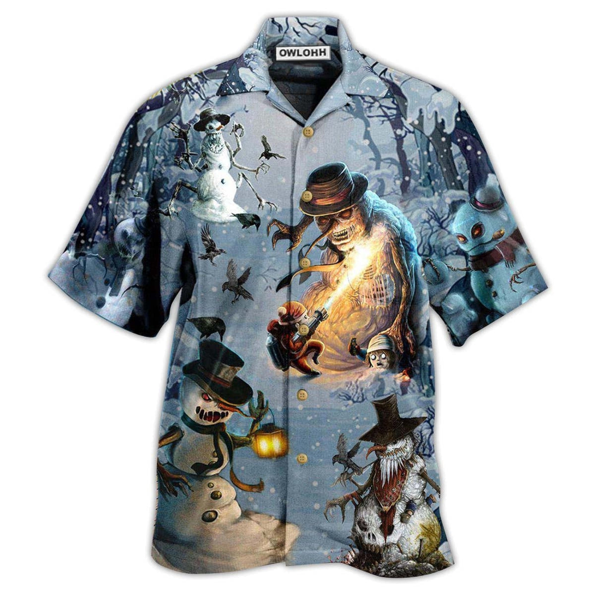 Snowman Evil Cool Style Hawaii Shirt Ha70827