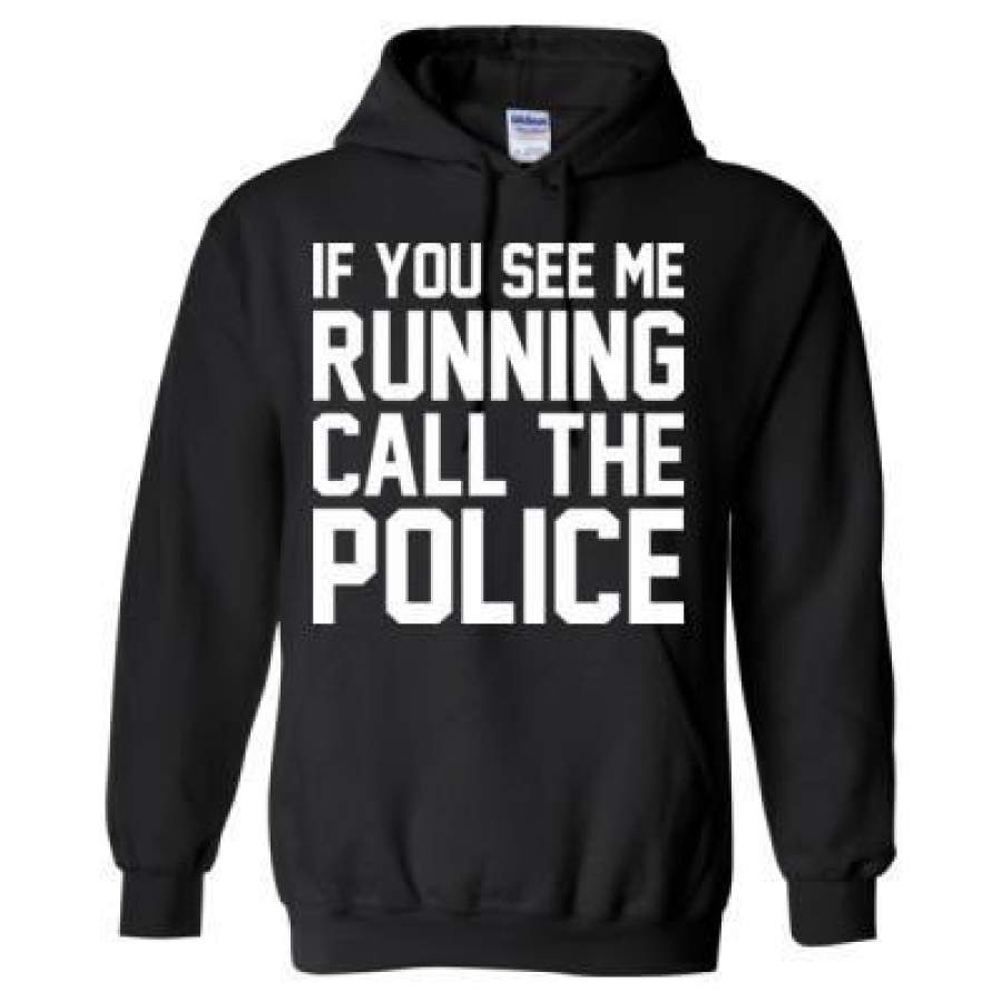 AGR If You See Me Running Call The Police – Heavy Blend™ Hooded Sweatshirt