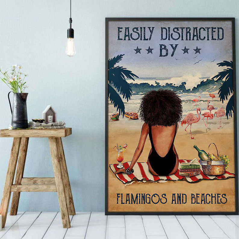 Nice African Best Canvas Prints Trendy Melanin Poster Art Prints Black Girl Black Man Elegant Canvas Wall Decor