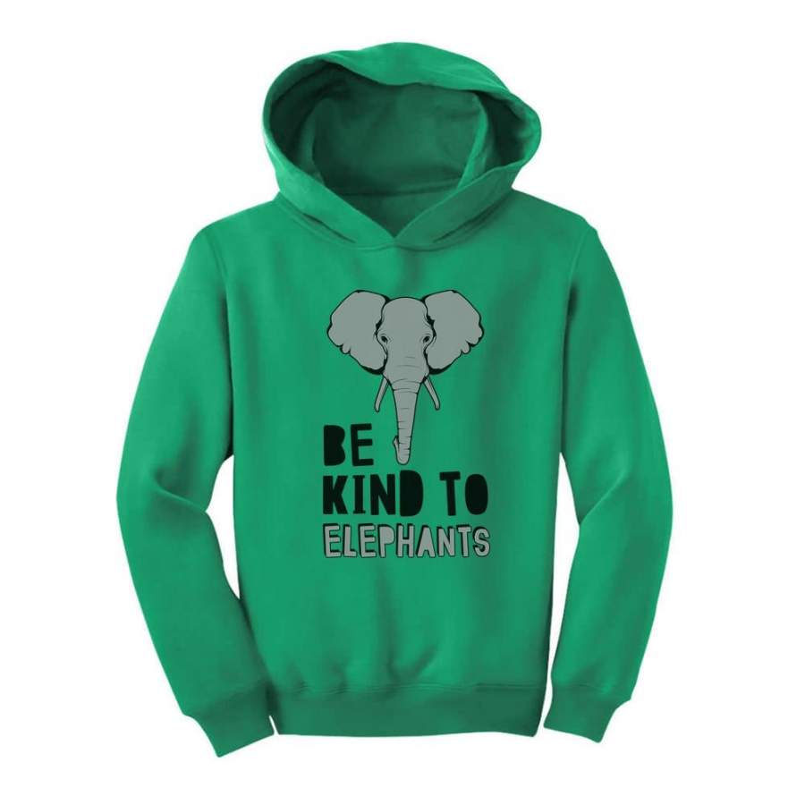 Be Kind To Elephants Support Toddler Hoodie