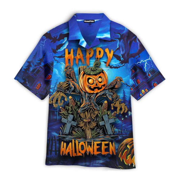 Pumpkin Dummy Halloween Hawaii Shirt For Men Women Ha80885