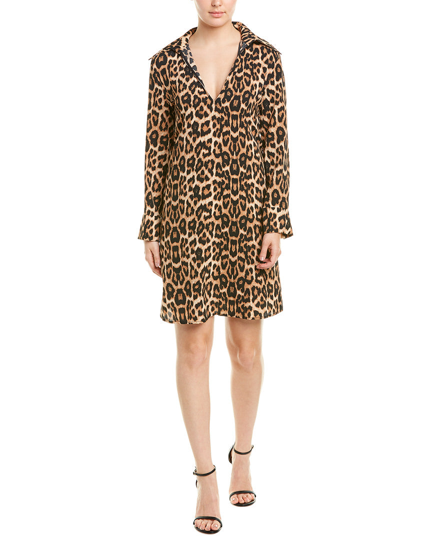 Bsl Leopard Shirtdress