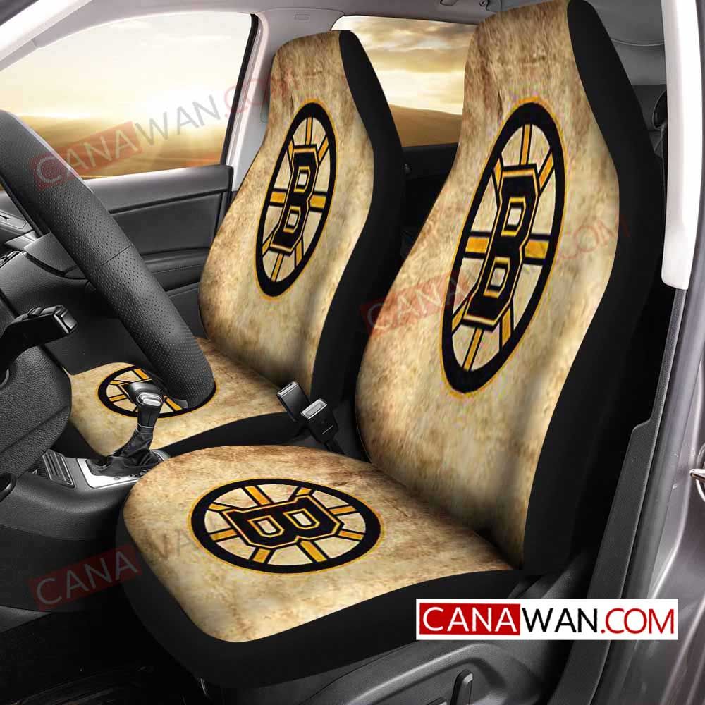 Boston Bruins Style712 3D Customized Personalized Car Seat Cover