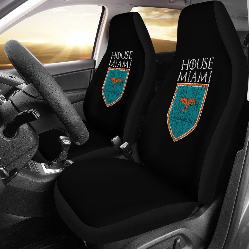 House Miami Dolphins Football Seat Covers