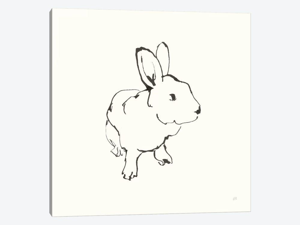 Line Bunny II Canvas Poster 8″x12″ 12×18″ 18″x26″ 24″x36″ 30″x45″