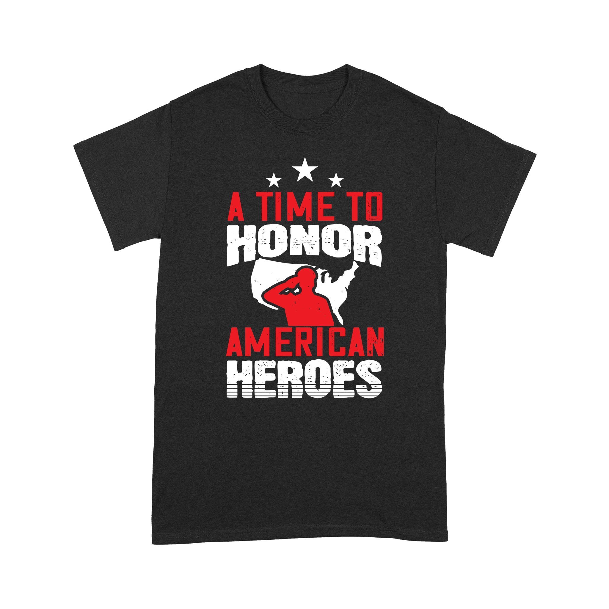 Cool Men’s Graphic T-Shirts, Personalized Father’s Day Gift For Husband, A Time To Honor American Heroes Standard T-shirt