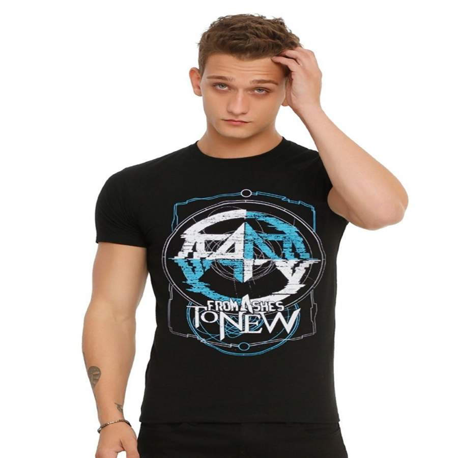 From Ashes To New Static Funny Black T-Shirt