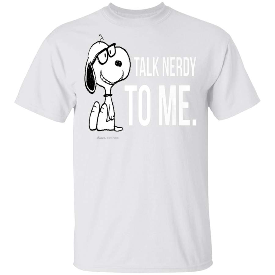 Peanuts Snoopy Talk Nerdy To Me T-Shirt