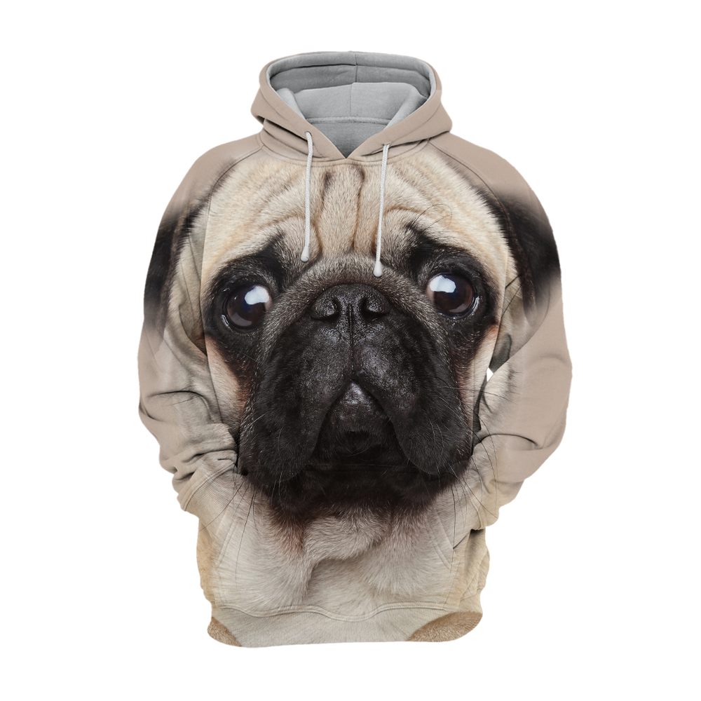 Unisex 3D Graphic Hoodies Animals Dogs Pug