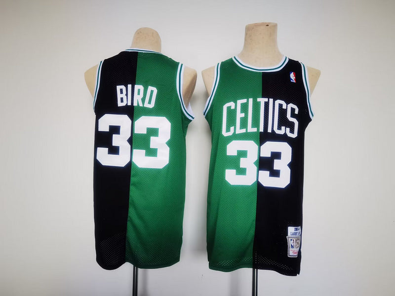 Boston Celtics #33 Larry Bird Jersey – Green Black