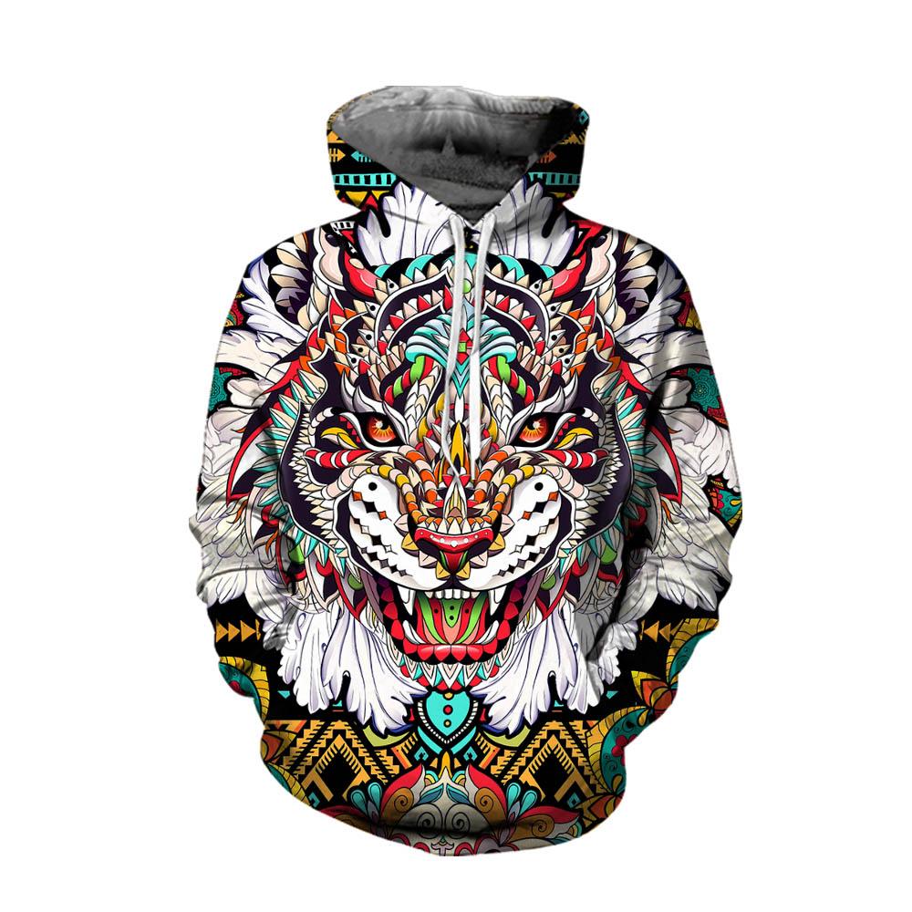 3D All Over Tiger Bohemian Style