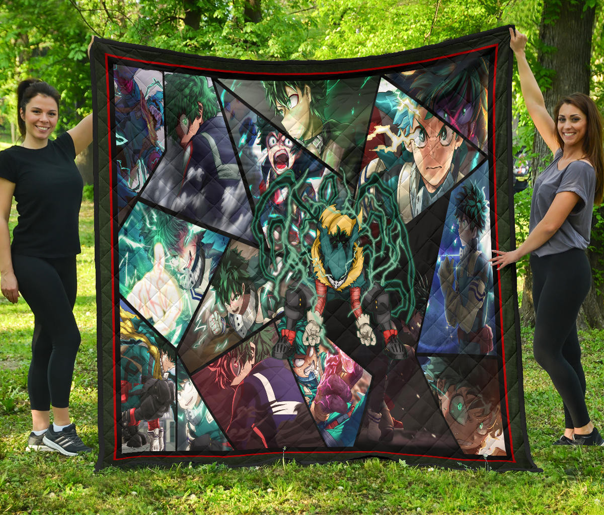 Midoriya Izuku My Hero Academia Premium Quilt Blanket Anime Home Decor Custom For Fans Na060604