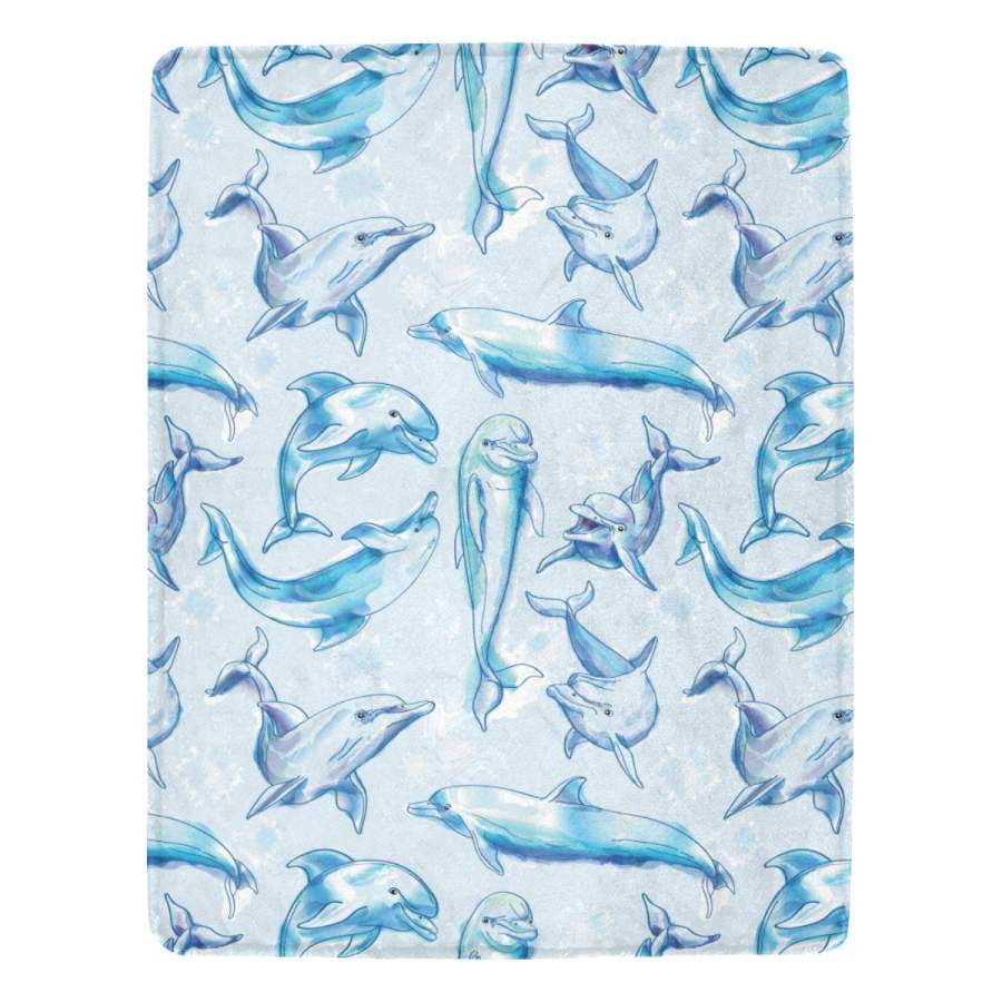 Dolphin Fleece Blanket