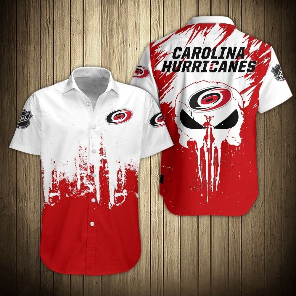 Carolina Hurricanes Shirts 3D Graffiti Skulls Design Gift S