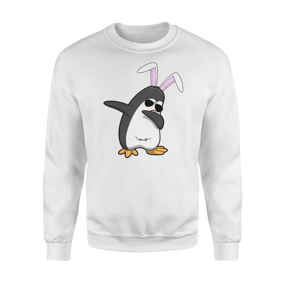 Dabbing Easter Bunny Penguin Dab Boys Girls Kids Gift Sweatshirt