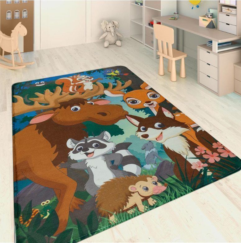 Forest Animals Rug TTVNXXQ DNNTVN