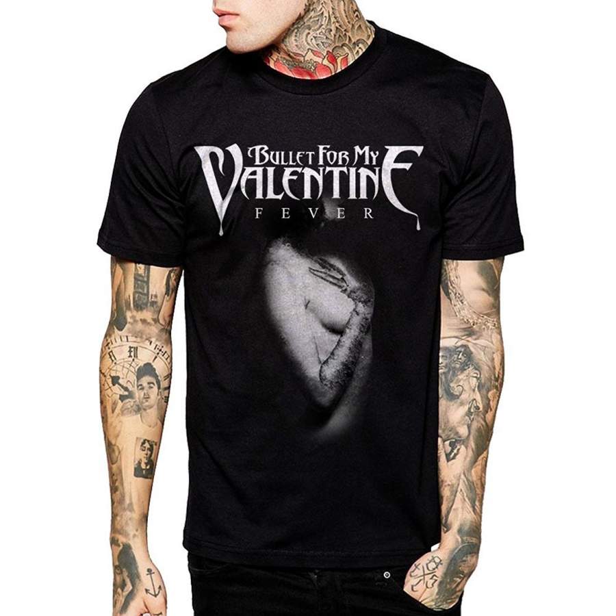 Bullet For My Valentine Fever Black T Shirt Men’S Funny T-Shirt