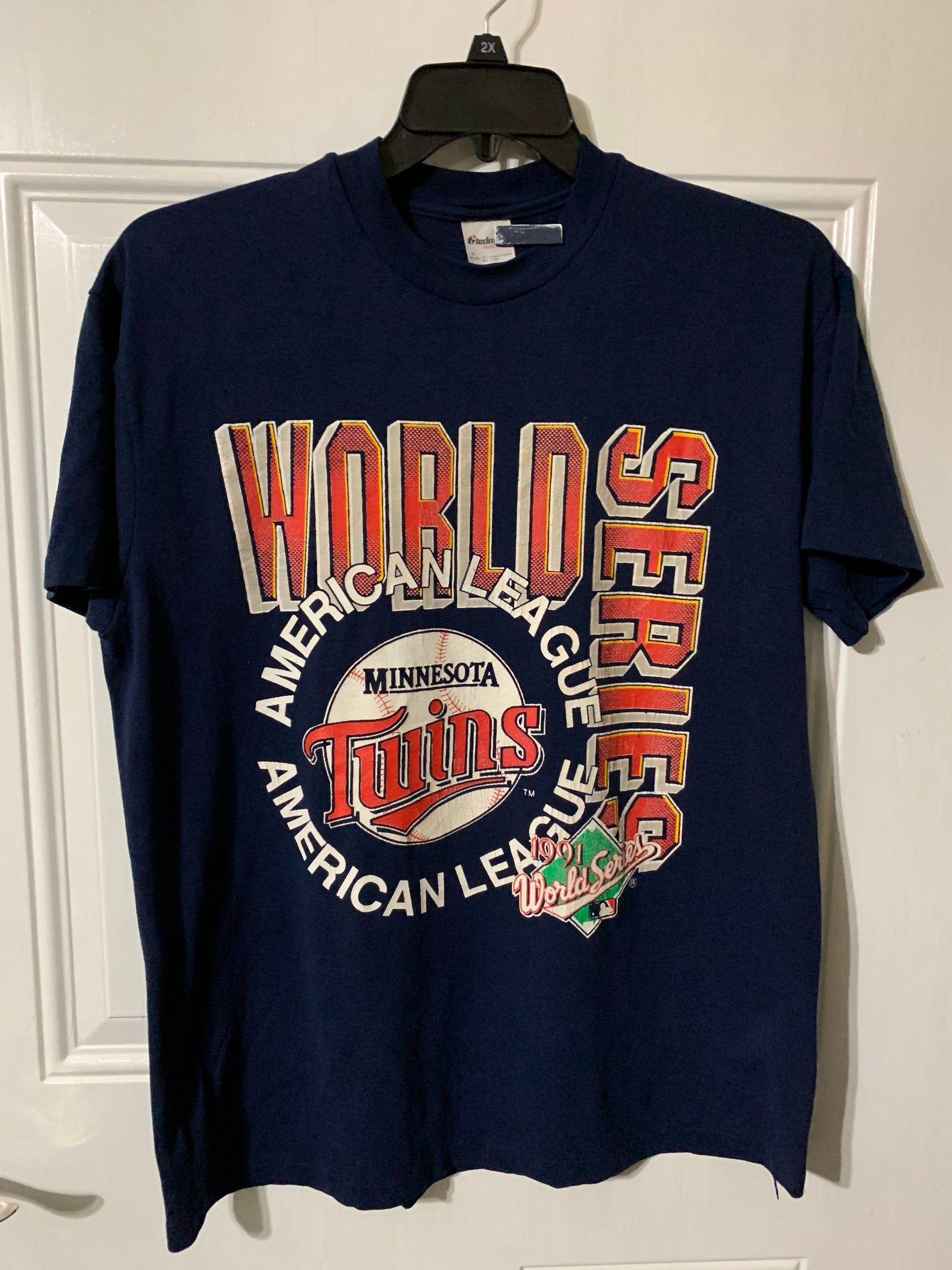 1991 Vintage Minnesota Twins World Series T-Shirt